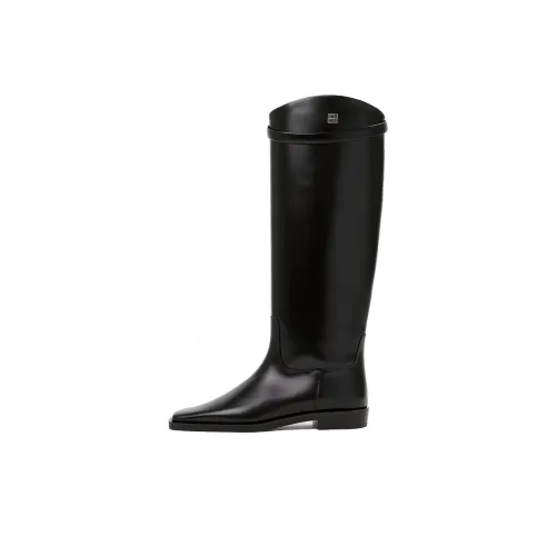 TOTEME Женские высокие сапоги на колено черные