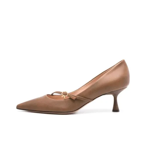 GIANVITO ROSSI Высокие каблуки Коричневый Женские