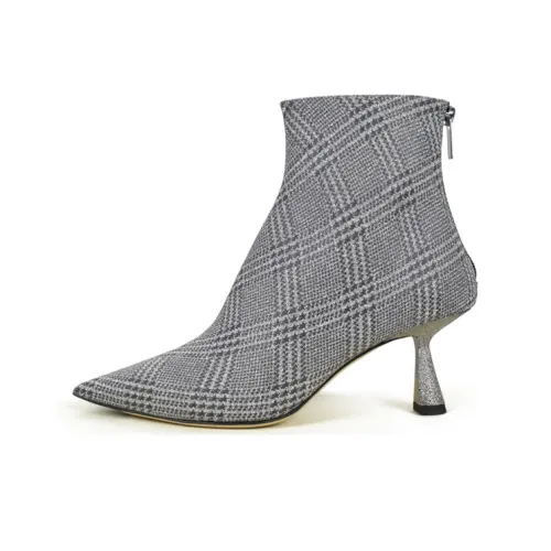 Jimmy Choo Kix 65 Ботильоны Женские Черный Белый