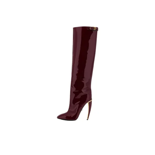 Roberto Cavalli Over The Knee Boots Женские Фиолетовые