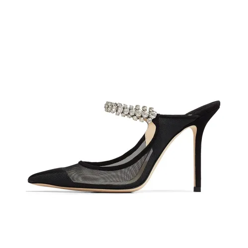 Jimmy Choo Bing Низкий каблук Высокий каблук 9,5 см Женский Черный