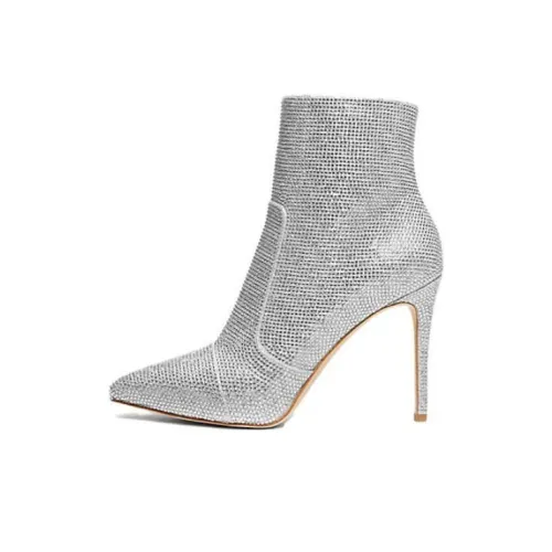 MICHAEL KORS Ботильоны 10 см Женские Серебряные