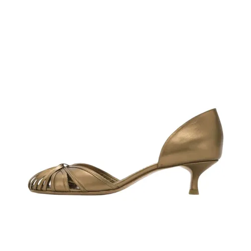 Sarah Chofakian Высокие каблуки 3,5 см Женские Золотые