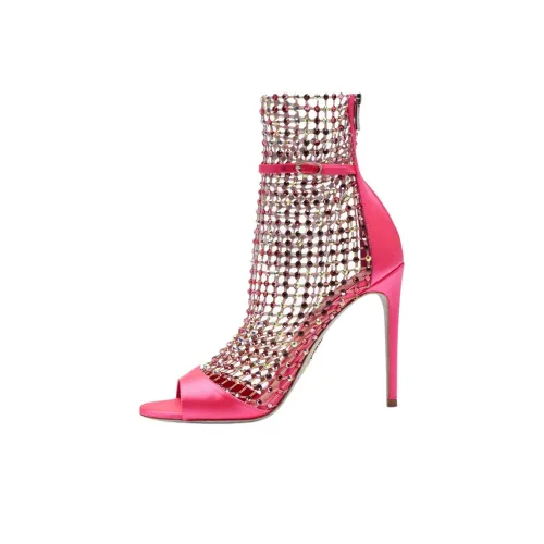 RENE CAOVILLA Galaxia Ботильоны 10,5 см Женские Розовые