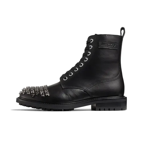 Jimmy Choo Короткий Мартин Ботинок Мужской Черный