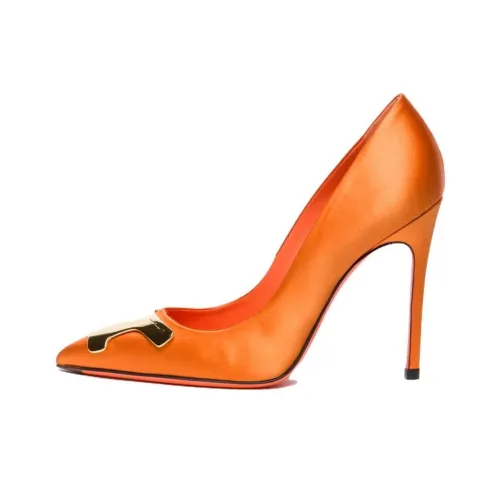 Santoni Высокие каблуки Апельсин Женские