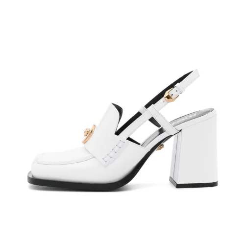 VERSACE Высокие каблуки Белый Женские
