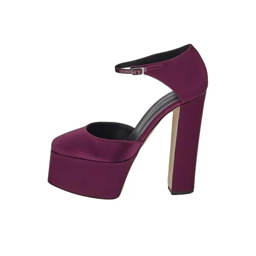 Giuseppe Zanotti GZ Грубый каблук Высокие каблуки 15 см Женские Фиолетовый