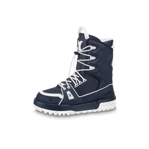 LOUIS VUITTON Термический Короткий Сноубутс Мужской Синий