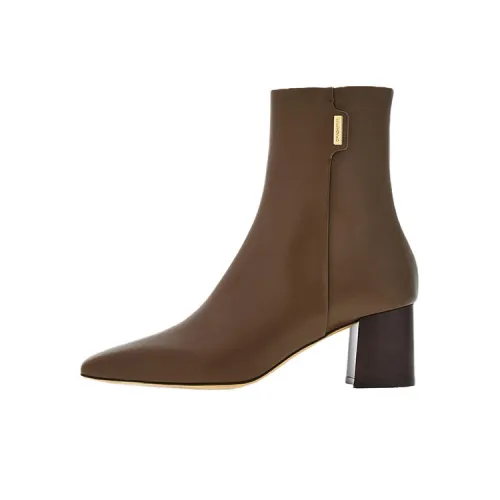 Ferragamo Ботильоны 6 см Женские Коричневый