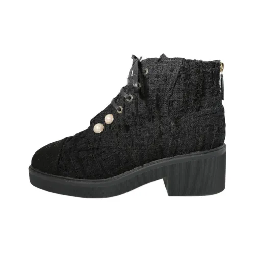 CHANEL Ботильоны Black Women's