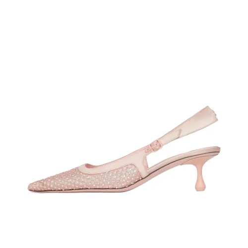 Jimmy Choo Узкий каблук Высокие каблуки 5 см Женские Розовый