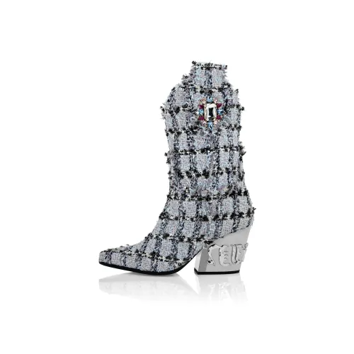 PHILIPP PLEIN Ботильоны Синие Женские
