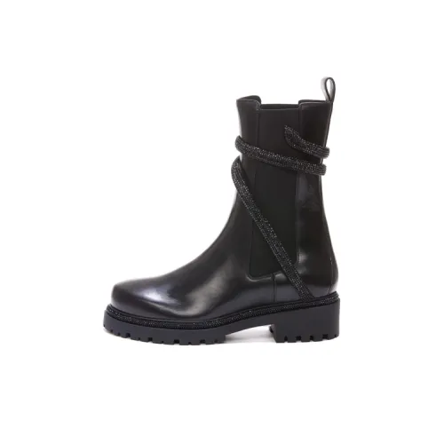 RENE CAOVILLA Короткий Челси Женские Черный