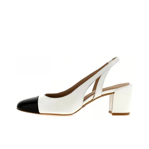 Stuart Weitzman SW Грубый каблук Высокие каблуки Женские Белый Черный