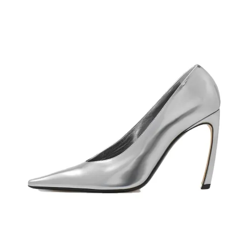 Lanvin Высокие каблуки Серебристые Женские