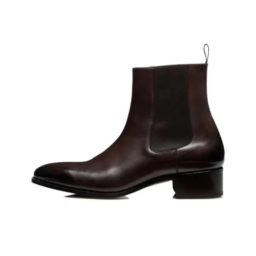 TOM FORD Короткий Челси 4CM Мужской Умбра