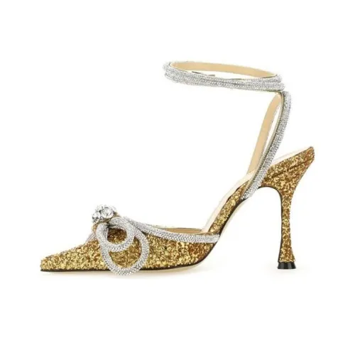 MACH MACH Высокие каблуки Женские Золотые
