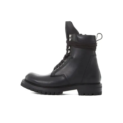 RICK OWENS совместный бренд RO Короткий ботинок Martin Мужской Черный