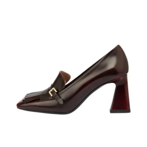 Pollini Camber Песочные часы Высокие каблуки 7,5 см Женские Красно-коричневый