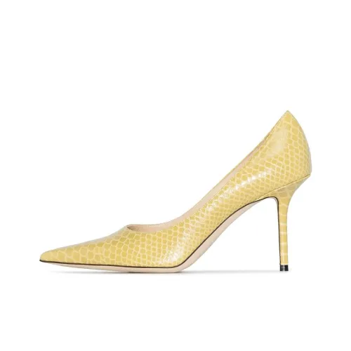 Jimmy Choo LOVE 85 Узкий каблук Высокие каблуки 8,5 см Женские Сумерки Белый