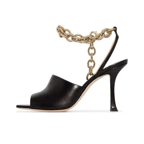 Jimmy Choo SAE Узкий каблук Высокие каблуки Женские Золото