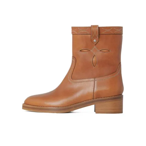 CELINE Folco Ботильоны Женские Коричневый