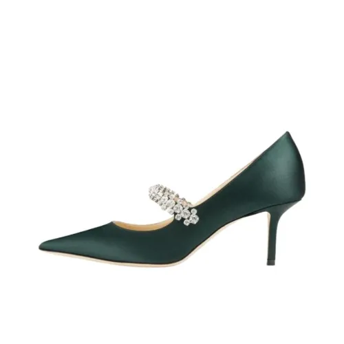 Jimmy Choo Высокие каблуки Зеленые Женские
