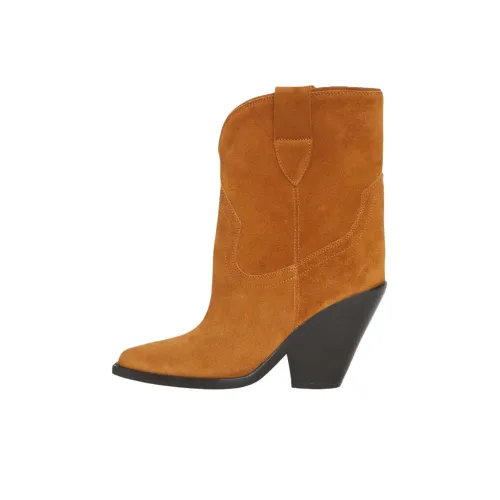 ISABEL MARANT Leyane Ботильоны 9 см Женские Коньяк