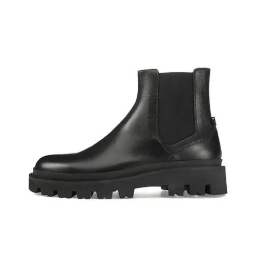 SERGIO ROSSI SR Подпись Короткий Челси Мужской Черный