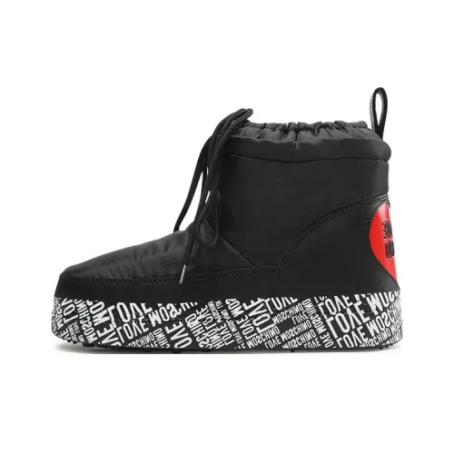 LOVE MOSCHINO Термические Снежные Ботинки Женские Черные