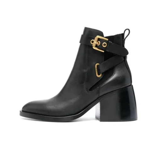 See By Chloe Ботильоны 7,5 см Женские Черные