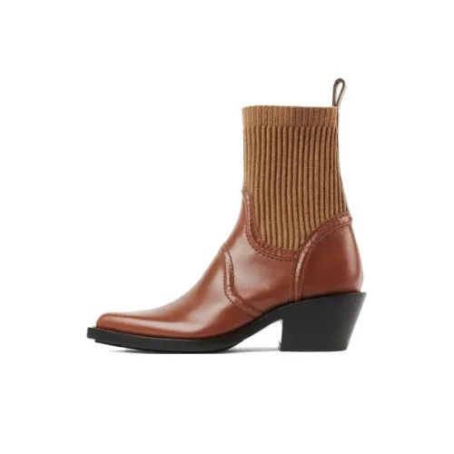 Chloe Nellie Botильоны 6 см Женские Охра