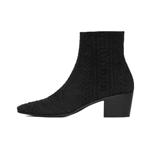 SAINT LAURENT Ботильоны 6 см Мужской Черный