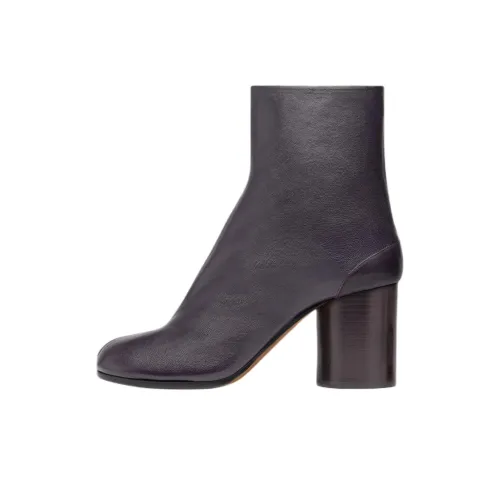 Ботильоны Maison Margiela Tabi 8 см женские фиолетовые
