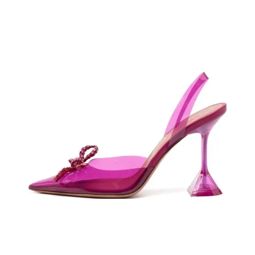AMINA MUADDI Узкий каблук Высокие каблуки Женские Пурпурно-розовый