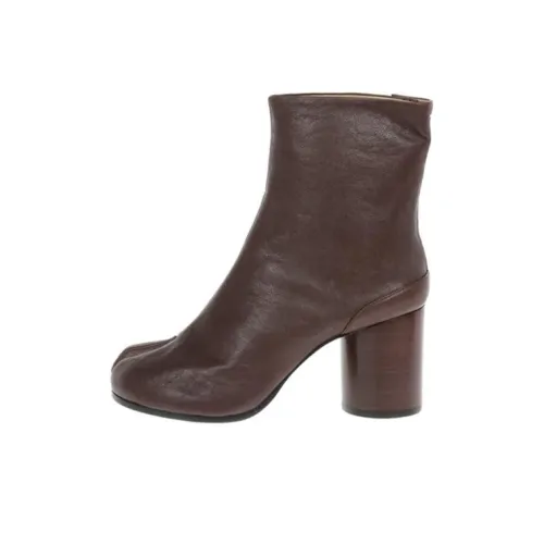 Maison Margiela Tabi Модные ботильоны женские коричневые