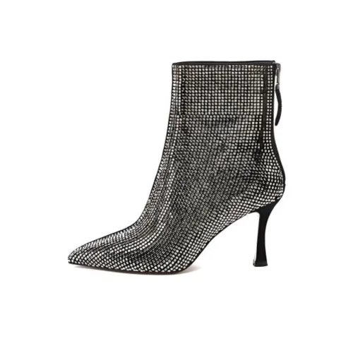 NICOLI Macsen Botильоны 8 см Женские Черные