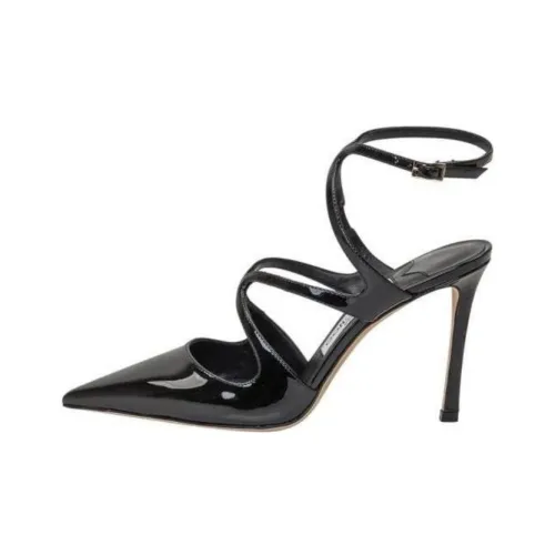 Jimmy Choo Azia Низкий каблук Высокий каблук 9,5 см Женский Черный