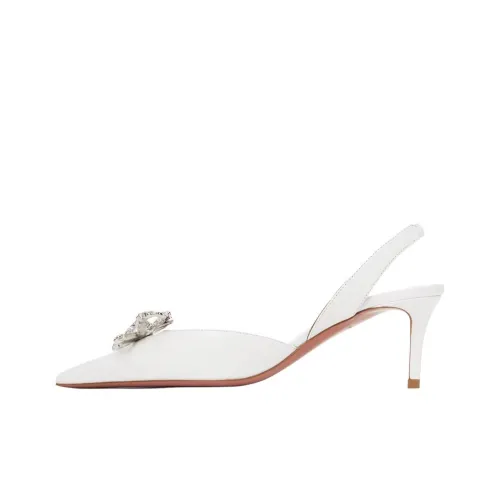 AMINA MUADDI Rosie Низкий каблук Высокий каблук 6 см Женские Белые