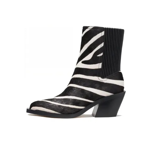 COACH Prestyn BOOTIE Ботильоны 6,3 см Женские Черный Белый