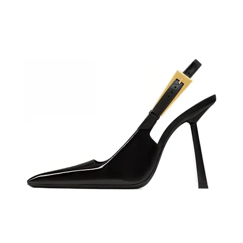 SAINT LAURENT Высокие каблуки Черные Женские