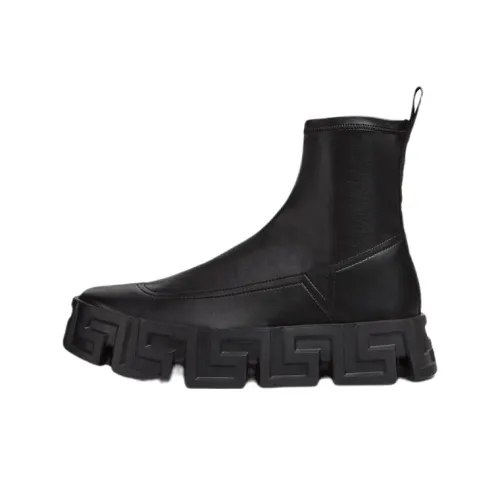 VERSACE Ботильоны Мужские Черные