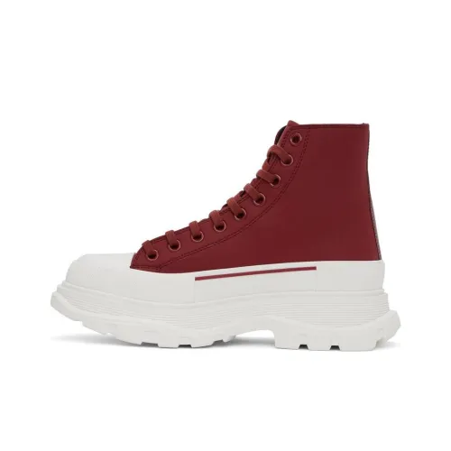 Alexander McQueen ботинки Martin White Red Men's