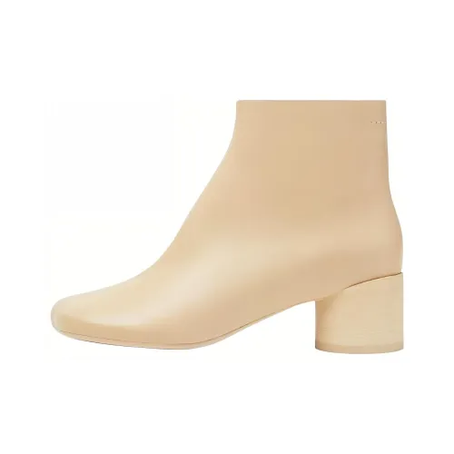 MM6 Maison Margiela Anatomic Ботильоны Экрю Женские