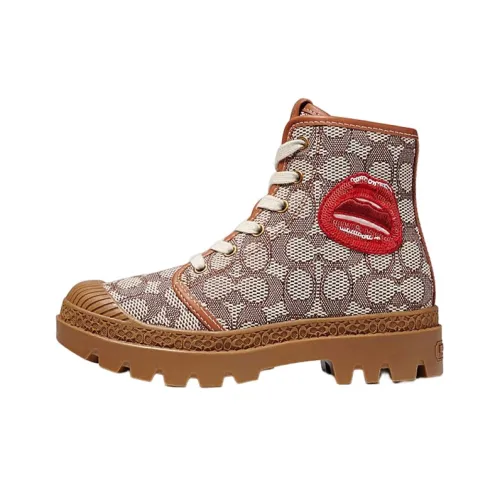 TOM Wesselmann x COACH Trooper Ботильоны Женские Monogram Umber