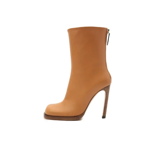 Ботильоны Burberry 11,2 см Женские Коричневые