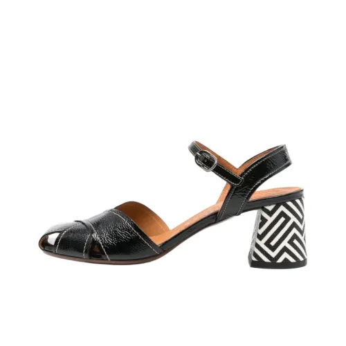 CHIE MIHARA Грубый каблук Высокие каблуки 7 см Женские Черный