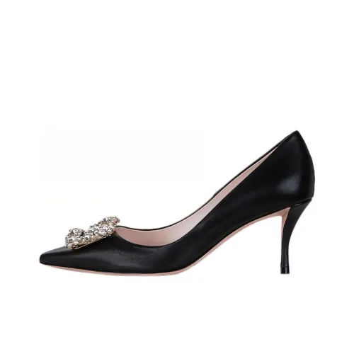 Roger Vivier Flower Strass Высокие каблуки Женские
