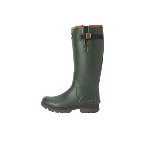 BARBOUR Резина сапоги зеленые мужские